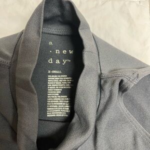 A New Day Charcoal Gray Top - X-Small